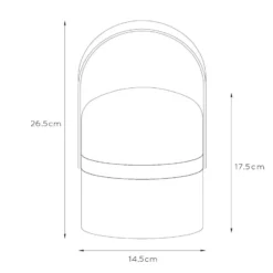 Joe lámpara de mesa LED portátil para interior y exterior