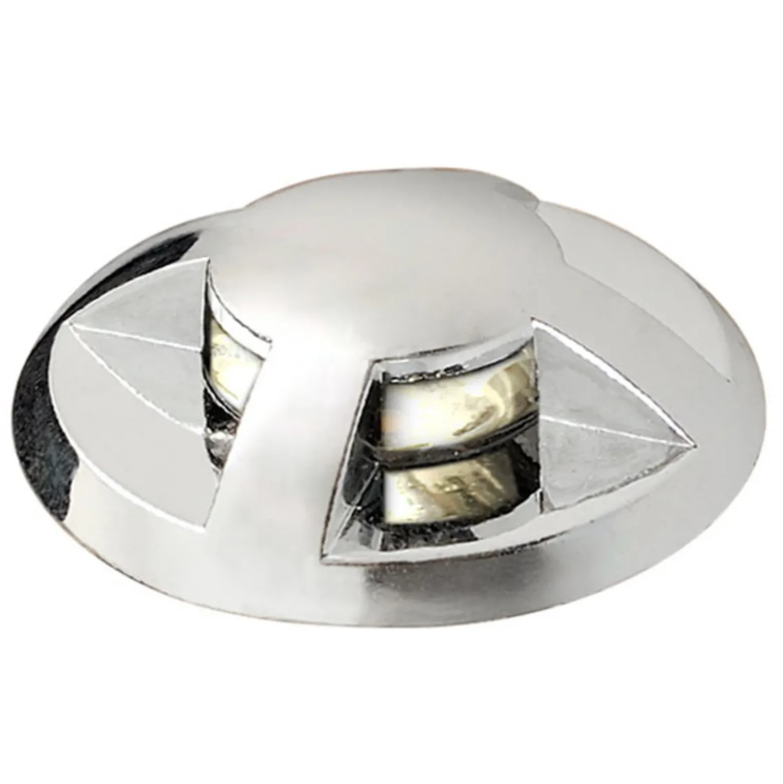 Juego de 6 focos de suelo LED empotrables, modelo Mini, con diseño abombado