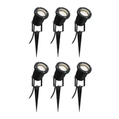 Juego de 6 focos LED con pica para suelo Paulmann Special Line
