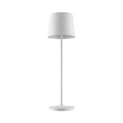 Kaami lámpara de mesa LED recargable, atenuable blanco mate