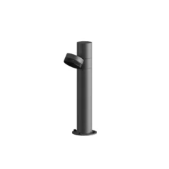 Karman bolardo luminoso LED Jaco, 30 cm, marrón, aluminio, 1 luz.
