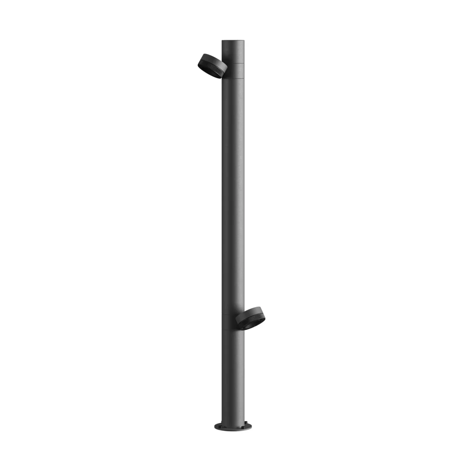 Karman bolardo luminoso LED Jaco, 84,3 cm, aluminio marrón 2 luces.