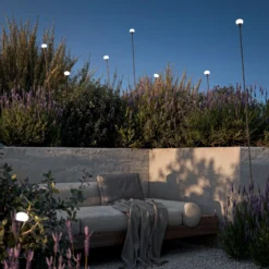 Karman Bolardo luminoso LED MINUIT, altura 160 cm, negro, IP65
