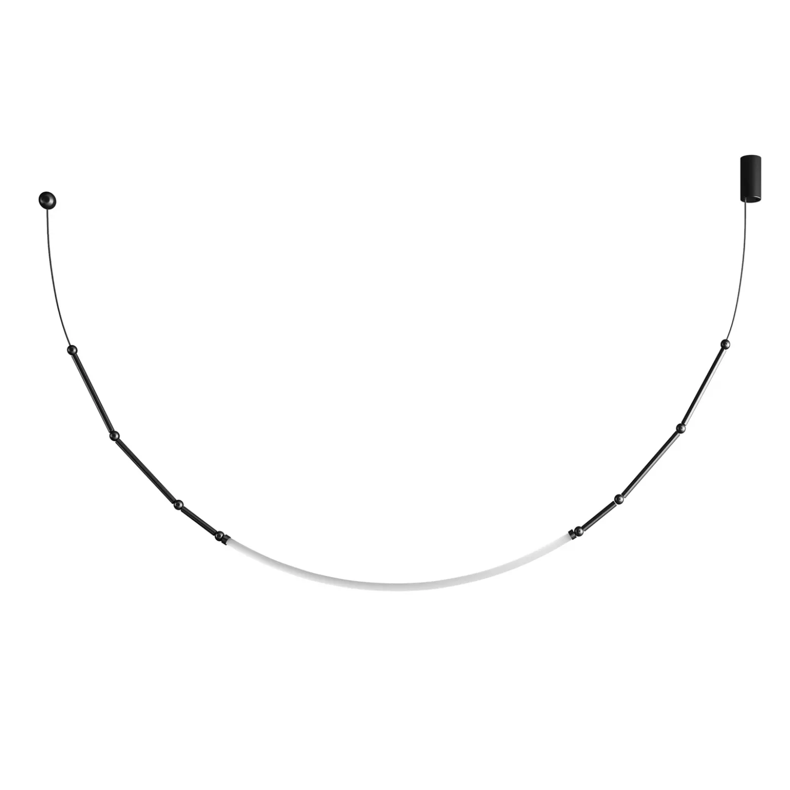 Karman Leda lámpara colgante LED IP65 1 luz negro