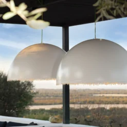 Karman Plancton colgante exterior LED, Ø 75 cm