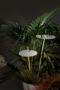Karman Xana colgante LED fuera blanca alto 73cm