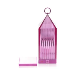 Kartell Lantern lámpara de mesa LED, lila IP54
