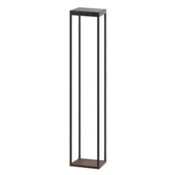 KLEWE Lámpara LED solar RADIA MEGA, antracita, 110 cm, aluminio IP65
