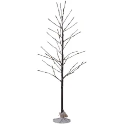 LED árbol decorativo Tobby Tree IP44 marrón altura 120cm
