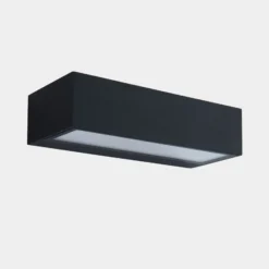 LEDS-C4 Aplique LED para exterior Nemesis, antracita ancho 19,5 cm