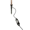 LEDS-C4 Foco LED con pica Juncus 1, marrón, 2.700 K