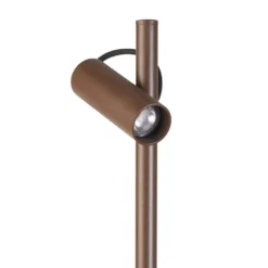 LEDS-C4 Juncus Foco LED con pica, marrón, 3.000 K