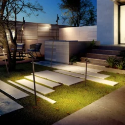LEDS-C4 Juncus Foco LED con pica, marrón, 3.000 K