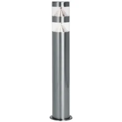 LEDVANCE Bolardo luminoso LED Endura Hybrid Orion Double, acero inoxidable