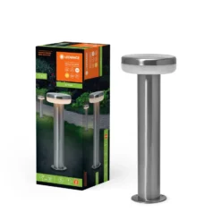 LEDVANCE Bolardo luminoso LED Endura Hybrid Mari, acero inoxidable