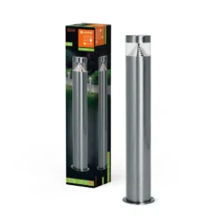 LEDVANCE Bolardo luminoso LED Endura Hybrid Orion, acero inoxidable