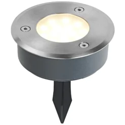 LEDVANCE Lámpara LED con pica Endura Hybrid Spike, acero inoxidable