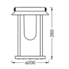 LEDVANCE SMART+ BT Table Lantern Solar Multicolor