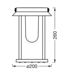 LEDVANCE SMART+ BT Table Lantern Solar Multicolor