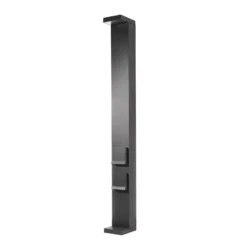 Lerna bolardo luminoso LED, altura 100 cm, CCT, gris, enchufes