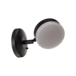 Lindby Amya aplique exterior de aluminio, redondo