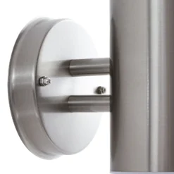 Lindby Aplique de exterior Kristof, acero inoxidable, 33 cm de alto, E27