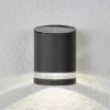 Lindby Aplique LED para exterior Melinda, 9 cm, acero inoxidable