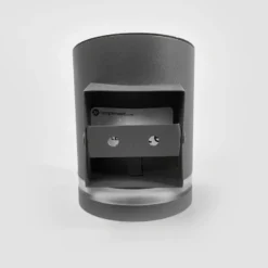 Lindby Aplique LED para exterior Melinda, 9 cm, acero inoxidable