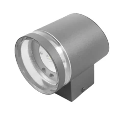Lindby Aplique LED para exterior Melinda, 9 cm, acero inoxidable