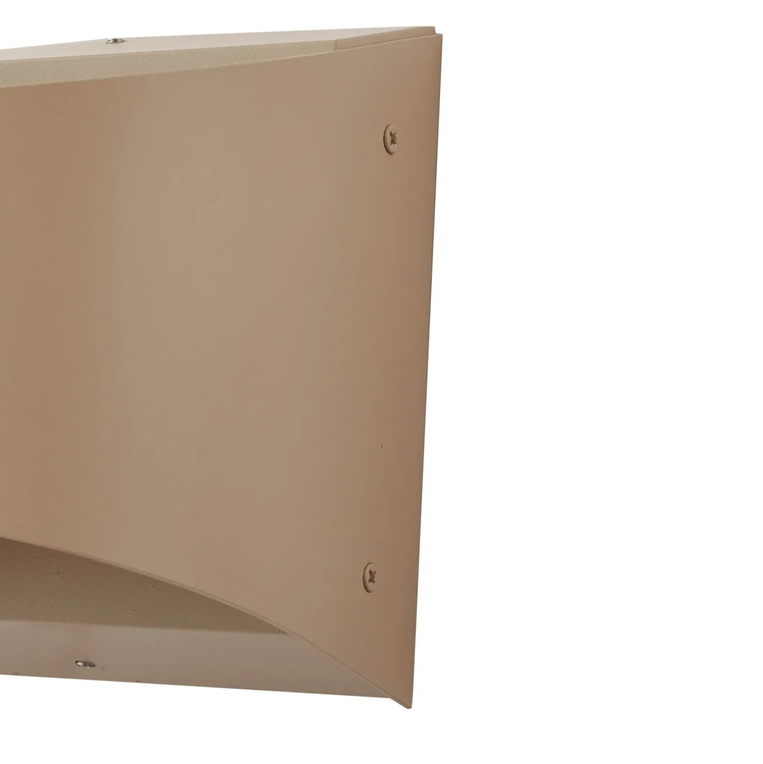 Lindby aplique LED para exterior Lenore, beige, metal, 13,5 cm