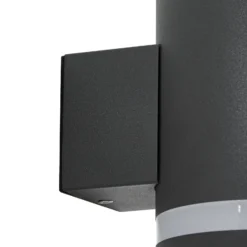 Lindby aplique LED para exterior Bentlas, antracita, IP44