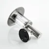Lindby Aplique LED para exterior Gregory, sensor, acero inoxidable, IP44