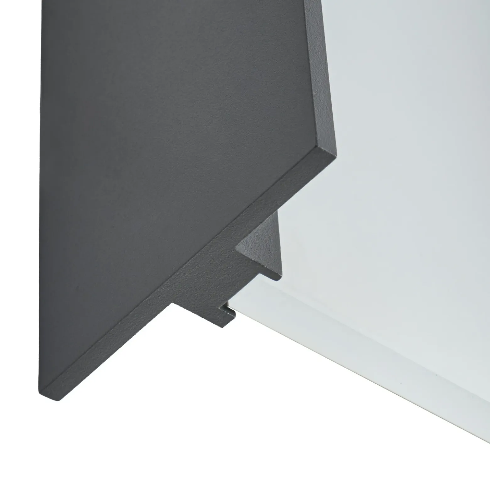 Lindby Aplique LED para exterior Selqa, número de casa, antracita, IP65