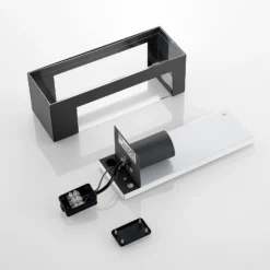Lindby aplique para exterior Tilian, altura 25 cm, antracita, acero