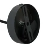 Lindby Arona colgante exterior, Ø 38 cm, blanco