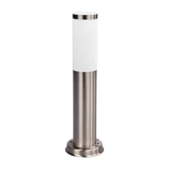 Lindby Baliza Kristof, acero inoxidable, 45 cm de altura, E27