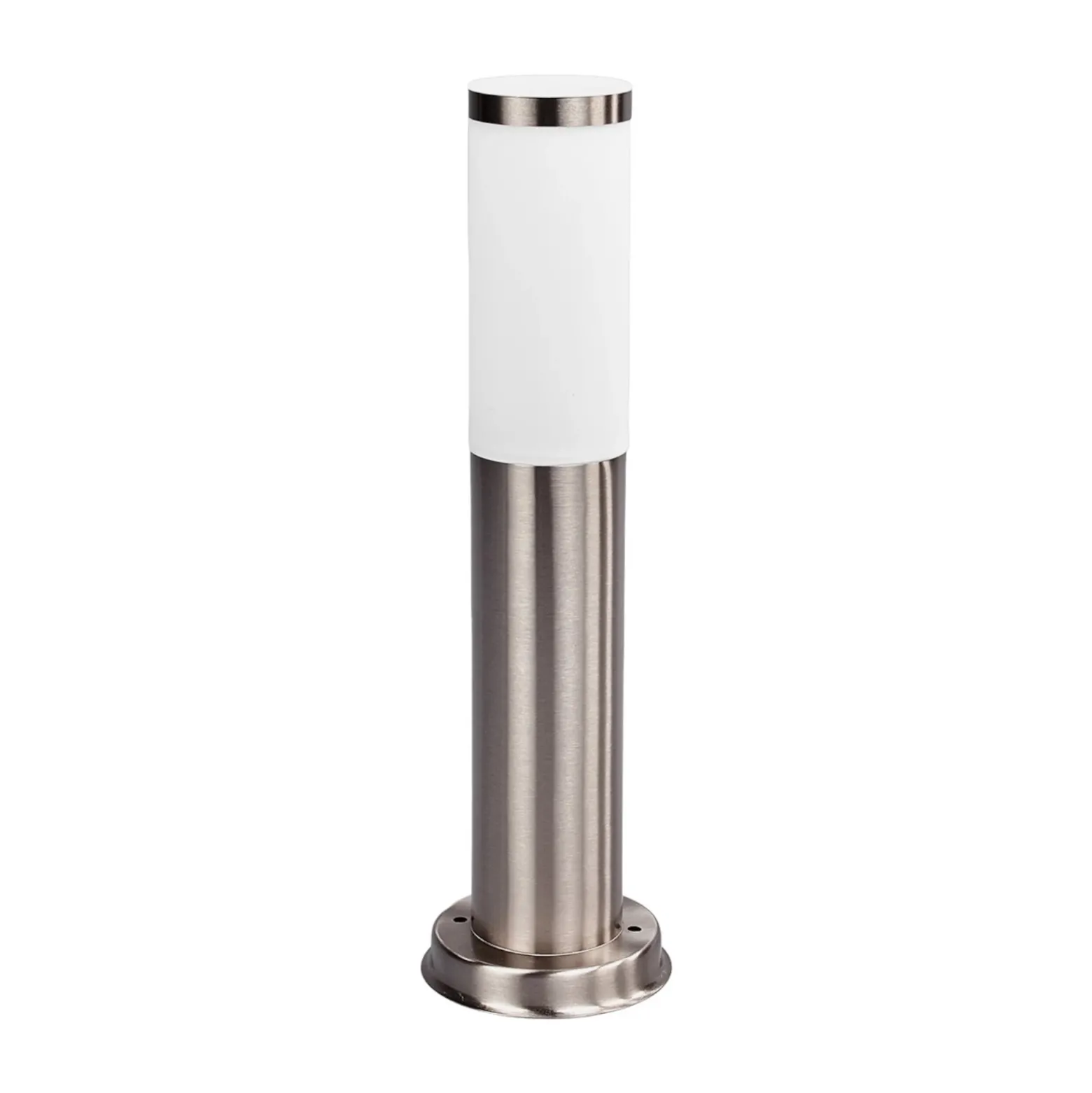 Lindby Baliza Kristof, acero inoxidable, 45 cm de altura, E27