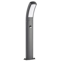 Lindby baliza LED Moshe, 60 cm, antracita, sensor