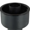 Lindby bolardo luminoso Belmiro, hierro, 100 cm de altura, E27, negro