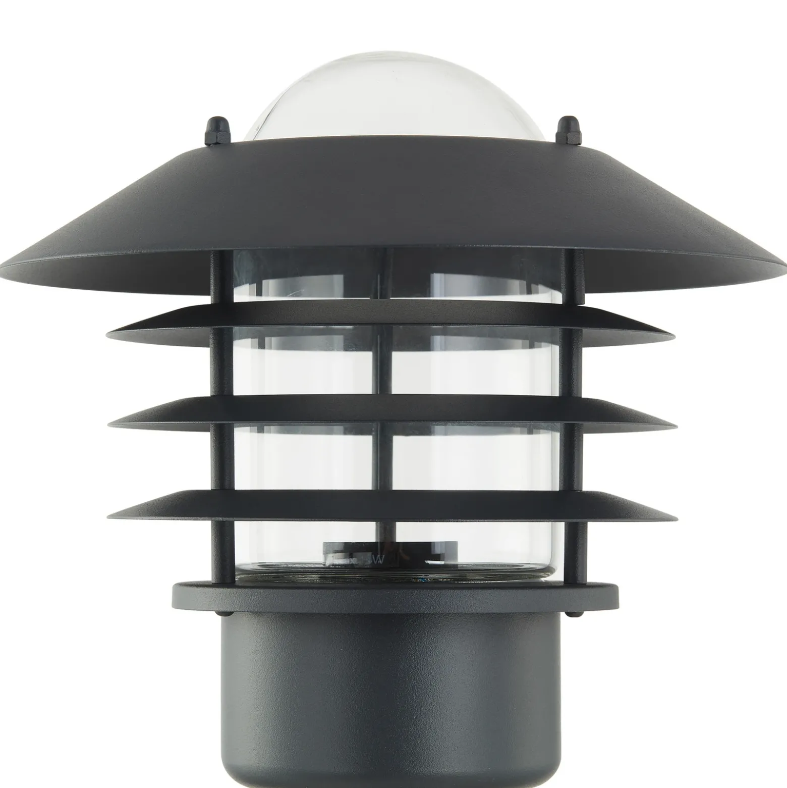 Lindby bolardo luminoso Belmiro, hierro, 100 cm de altura, E27, negro