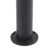Lindby, bolardo luminoso LED Amila, negro, aluminio, IP54