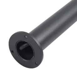 Lindby, bolardo luminoso LED Amila, negro, aluminio, IP54