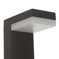 Lindby Bolardo luminoso LED Dionys, altura 70 cm, antracita, metal