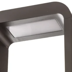 Lindby, bolardo luminoso LED Emima, 60 cm, antracita, aluminio