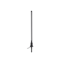 Lindby Bolardo luminoso LED Neano, 80 cm, negro, metal, IP65