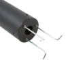 Lindby Bolardo luminoso Lurinda, negro, aluminio, Ø 10,5 cm