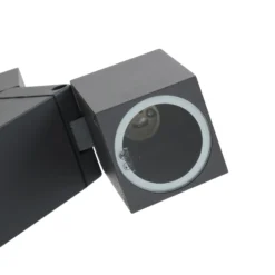 Lindby Bolardo luminoso Othil, 2 luces, 80 cm, antracita, metal