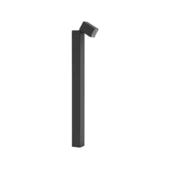 Lindby bolardo luminoso Othil, 80 cm de altura, antracita, metal