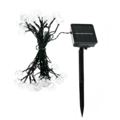 Lindby Cadena de luces LED Mionel, globos, 30-flg., 635cm