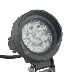 Lindby Emar foco LED con pica en gris oscuro